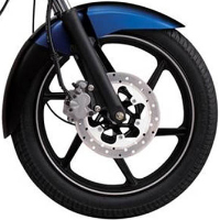 Bajaj Discover 135cc DTSi wheels and tyre view Picture Bajaj Discover 135cc DTSi wheels and tyre view Picture