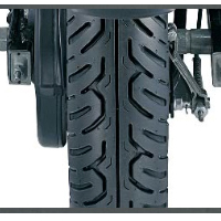Bajaj Discover 150 Wheel Base View