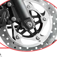 Bajaj Pulsar 135 Disk Brake View