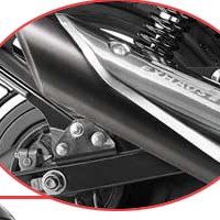 Bajaj Pulsar 135 Silencer View