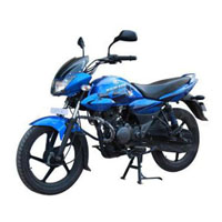 Bajaj XCD Exceed 125cc DTSSi Front Cross Side View
