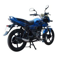 Bajaj XCD Exceed 125cc DTSSi Rear Cross Side View
