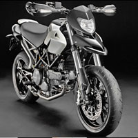 Ducati Hypermotard 1100 Front Cross Side View