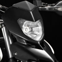 Ducati Hypermotard 1100 Head Light View