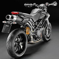 Ducati Hypermotard 1100 Rear Cross Side View