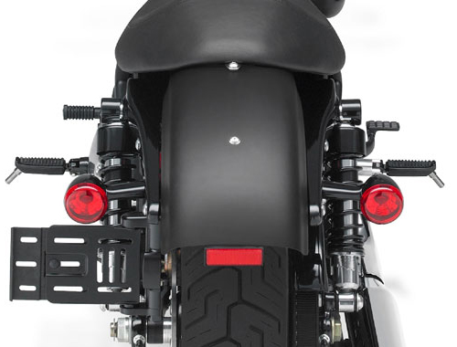 Harley Davidson Iron 883 Back Light View Harley Davidson Iron 883 Back Light View