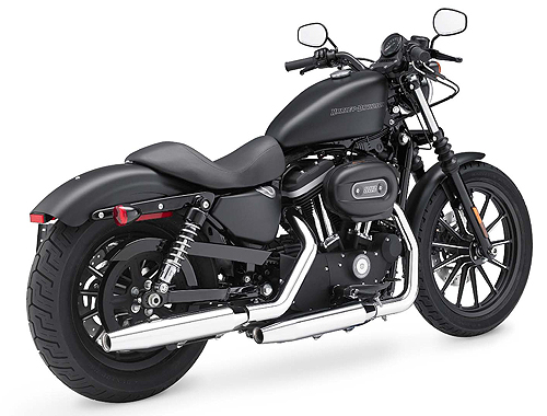 Harley Davidson Iron 883 Rear Cross Side View Harley Davidson Iron 883 Rear Cross Side View
