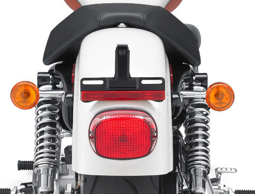 Harley Davidson SuperLow XL883L Back Light View