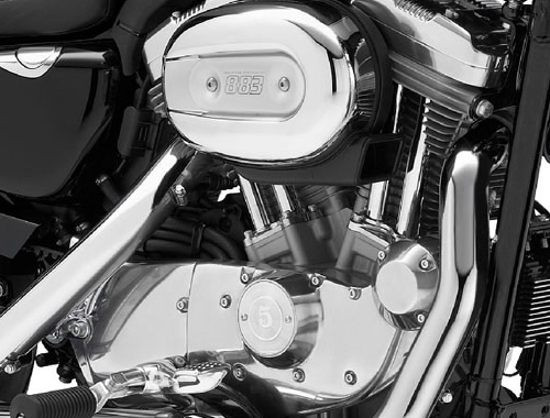 Harley Davidson SuperLow XL883L Engine View