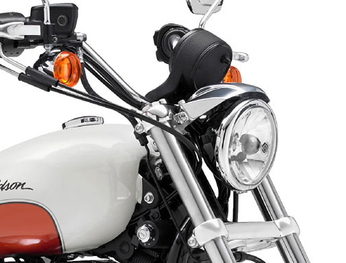 Harley Davidson SuperLow XL883L Head Light View