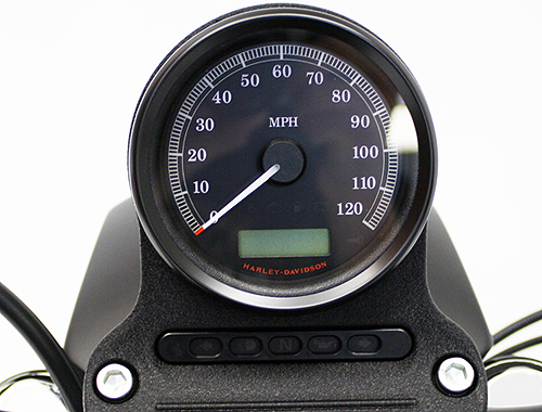 Harley Davidson SuperLow XL883L Speedometer View