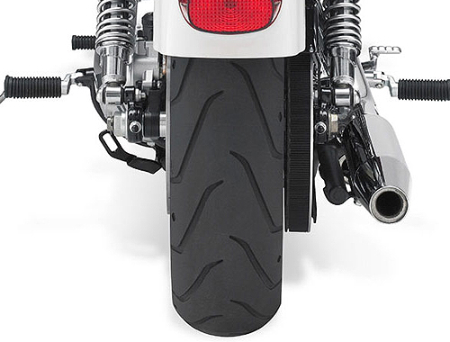 Harley Davidson SuperLow XL883L Wheel Base View