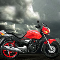 Hero Honda CBZ Xtreme Kick Start Different Colour View 2