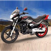 Hero Honda CBZ Xtreme Kick Start Front Cross Side View