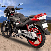 Hero Honda CBZ Xtreme Self Start Rear Cross Side View Hero Honda CBZ Xtreme Self Start Rear Cross Side View