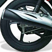 Hero Honda CBZ Xtreme Self Start Silencer View Hero Honda CBZ Xtreme Self Start Silencer View