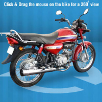 Hero Honda Cddawn Rear Cross Side View Hero Honda Cddawn Rear Cross Side View