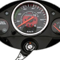 Hero Honda Glamour FI Speedometer View Hero Honda Glamour FI Speedometer View