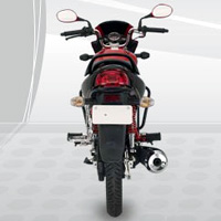 Hero Honda Glamour Back View