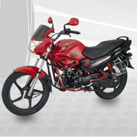 Hero Honda Glamour Rear Cross Side View