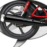 Hero Honda Glamour Silencer View
