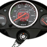 Hero Honda Glamour Speedometer View