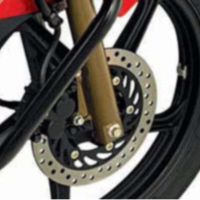 Hero Honda Hunk Disk Brake View