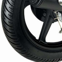 Hero Honda Hunk Wheel Base View