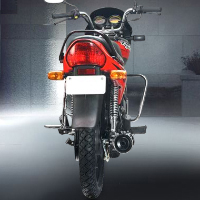 Hero Honda Passion Plus Back View Hero Honda Passion Plus Back View