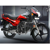 Hero Honda Passion Plus Front Cross Side View Hero Honda Passion Plus Front Cross Side View