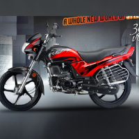 Hero Honda Passion Plus Left View Hero Honda Passion Plus Left View