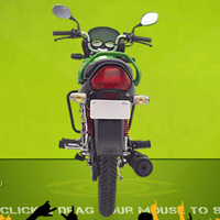 Hero Honda Passion PRO Back View