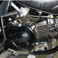 Hero Honda Passion PRO Engine View
