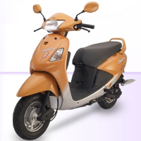 Hero Honda Pleasure Front Cross Side View Hero Honda Pleasure Front Cross Side View