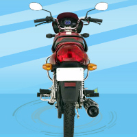 Hero Honda Splendor NXG Back View Hero Honda Splendor NXG Back View