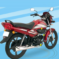 Hero Honda Splendor NXG Rear Cross Side View Hero Honda Splendor NXG Rear Cross Side View