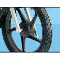 Hero Honda Splendor NXG Wheels And Tyre View