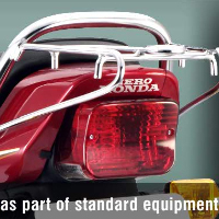 Hero Honda Splendor Plus Back Light View Hero Honda Splendor Plus Back Light View