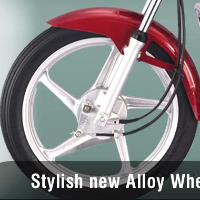 Hero Honda Splendor Plus Wheels And Tyre View