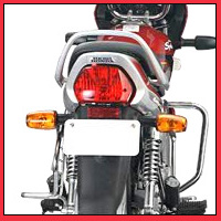 Hero Honda Splendor Super Back Light View