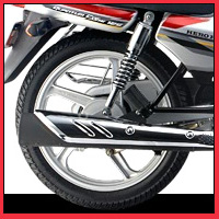 Hero Honda Splendor Super Silencer View