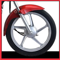 Hero Honda Splendor Super wheels and tyre view Picture Hero Honda Splendor Super wheels and tyre view Picture