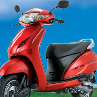 Honda Activa Front Cross Side View