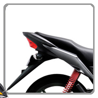 Honda CB Twister Back Light View
