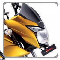 Honda CB Twister Head Light View