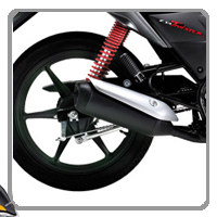 Honda CB Twister Silencer View