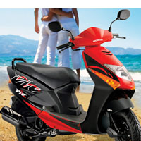 Honda Dio Front Cross Side View