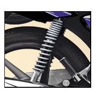Honda Shine Alloy Shocker View