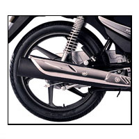 Honda Shine Alloy Silencer View