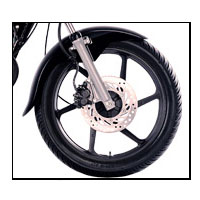 Honda Shine Alloy Wheels And Tyre View